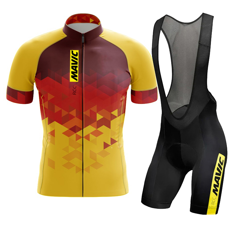 Summer Clothing Sale Men - 2024 MAVIC Short Sleeve Cycling Sets