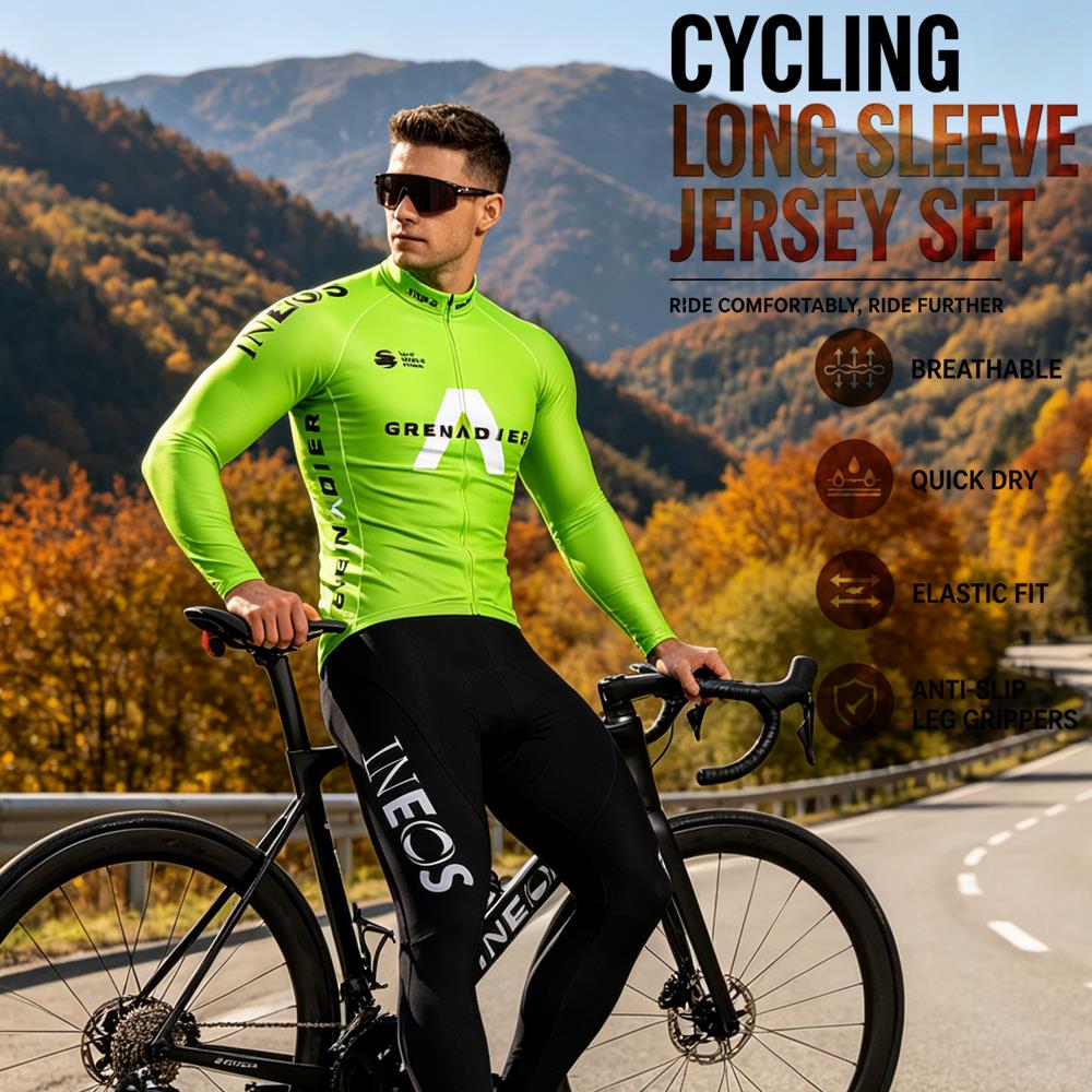 Summer Clothing Sale Men - Autumn Cycling Jersey Set Ropa Ciclismo