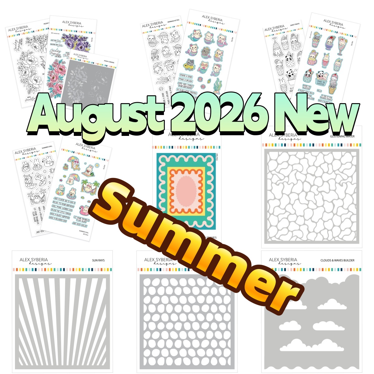 Summer Rays Clothing - Sun Rays Mermaid Kitties Summer Peony