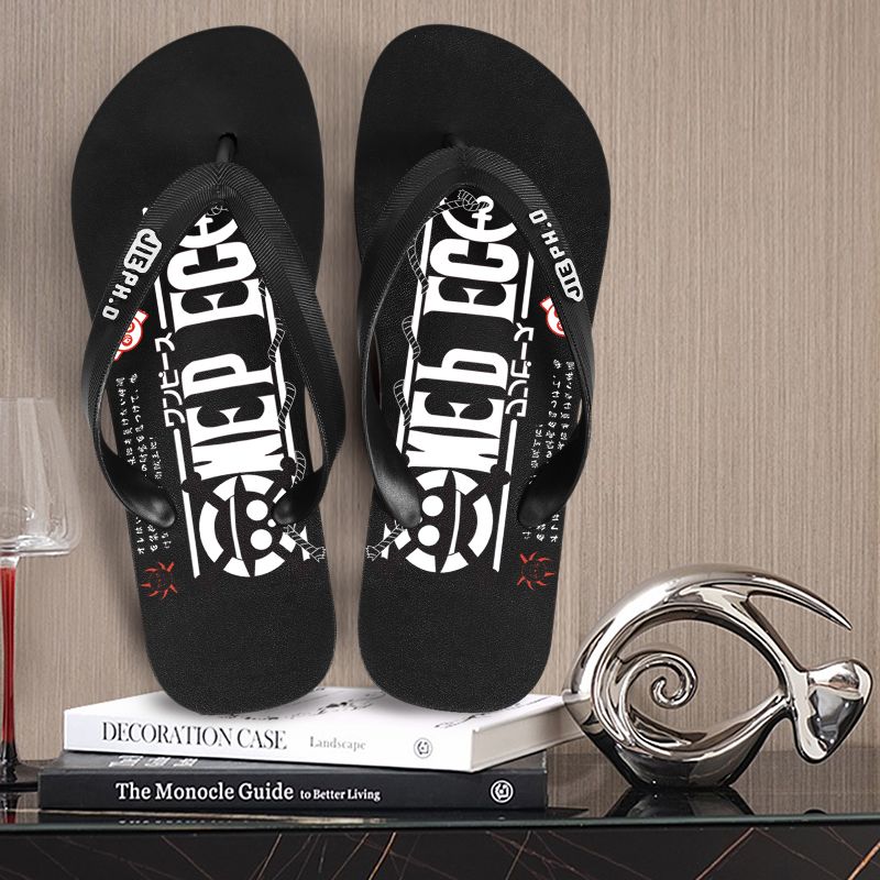 New One Piece anime flip-flops - Summer Clothing Wholesale ulasan dan harga