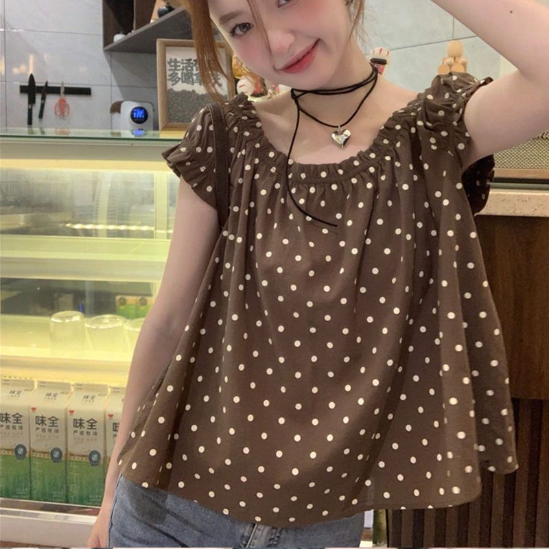 Korean Temperament Polka Dot L - Summer Youth Clothing ulasan dan harga