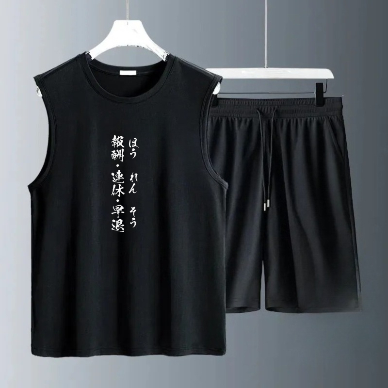 Men's Tank Top Sets 2026 Summe - Summer Youth Clothing ulasan dan harga