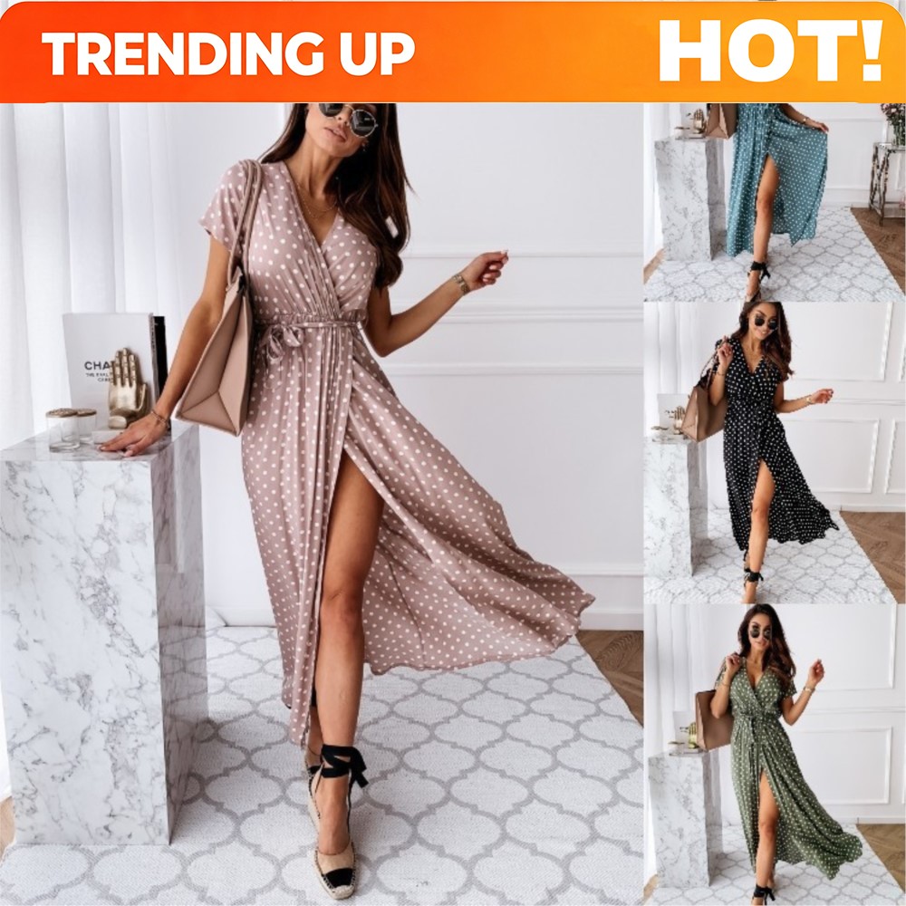 2026 Summer Bohemian Dresses F - Summer Clothing Vintage ulasan dan harga