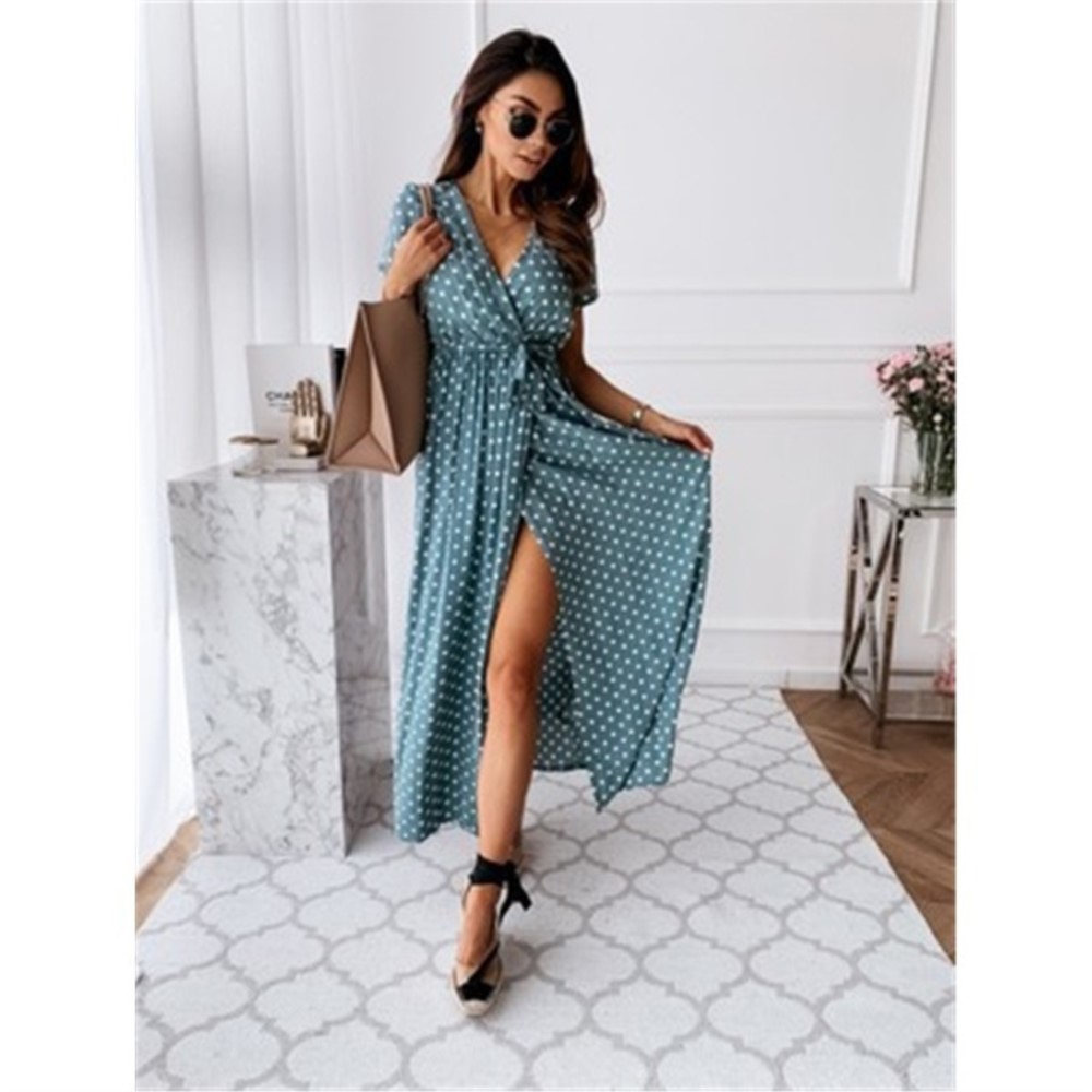 2026 Summer Bohemian Dresses F - Summer Clothing Vintage ulasan dan harga