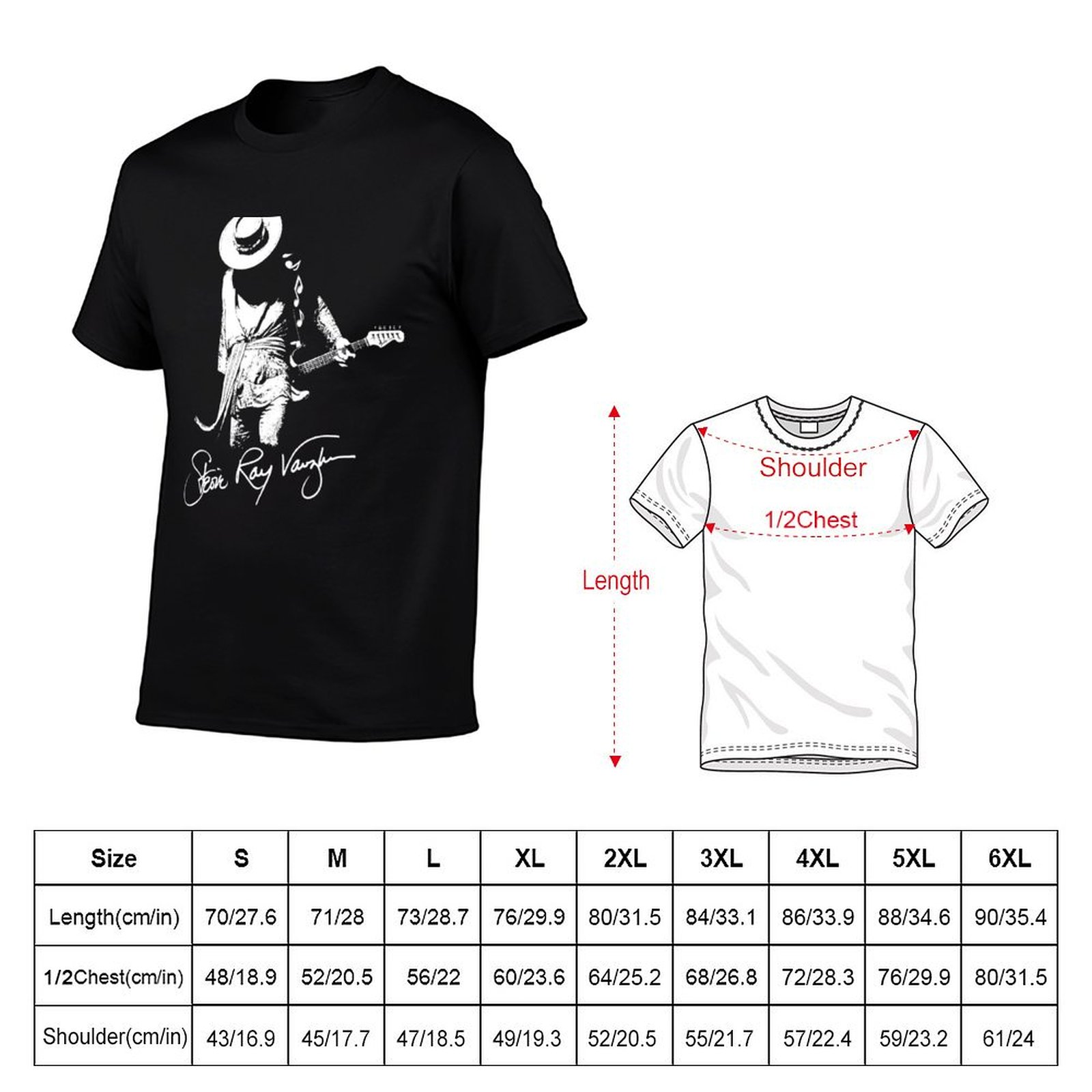 SRV Vintage Stevie Ray Vaughan - Summer Rays Clothing ulasan dan harga