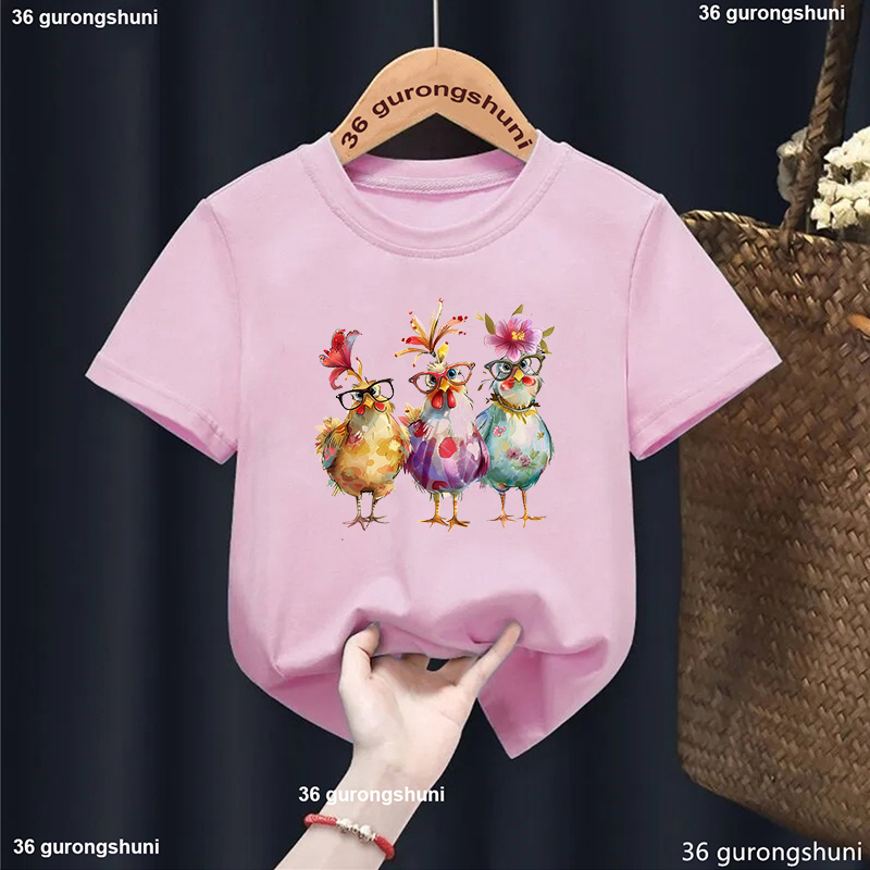 Lovely Chicken Flowers Printed - Summer Loving Kids Clothing ulasan dan harga