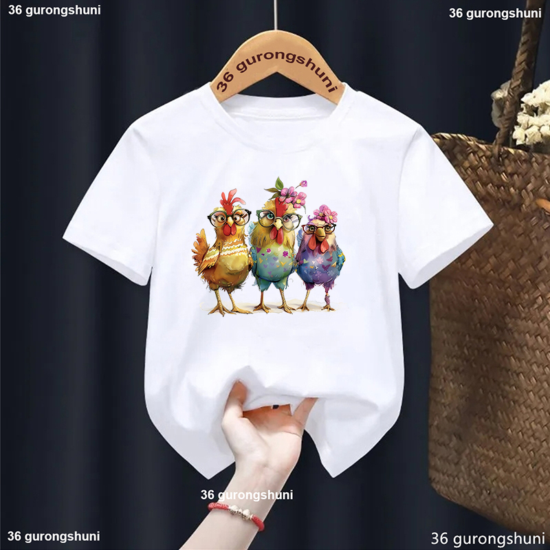 Lovely Chicken Flowers Printed - Summer Loving Kids Clothing ulasan dan harga