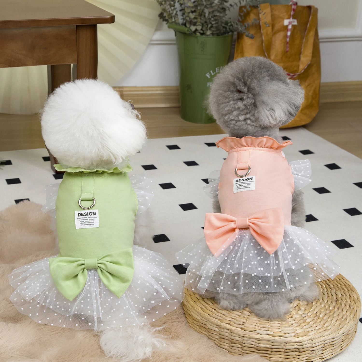 Cute Dog Summer Dress Cat Lace - Summer Loving Clothing ulasan dan harga