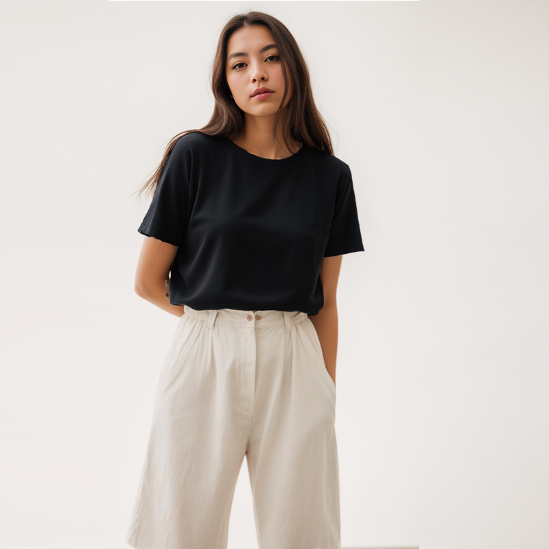 Cotton Plus Size Short Sleeve  - Quality Summer Clothing ulasan dan harga