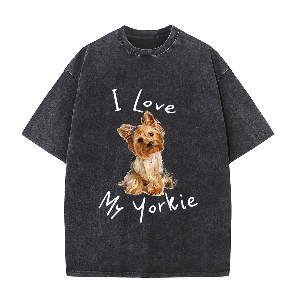 I Love My Yorkie T-Shirt Men M - Summer Loving Kids Clothing ulasan dan harga