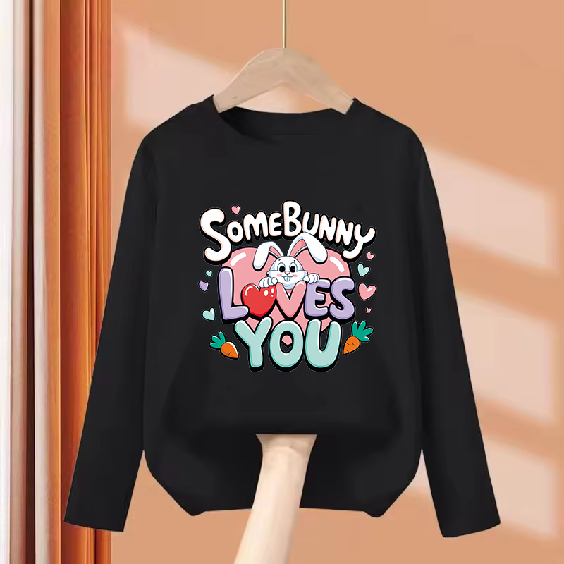 Long Sleeve Cute Rabbit Love H - Summer Loving Kids Clothing ulasan dan harga