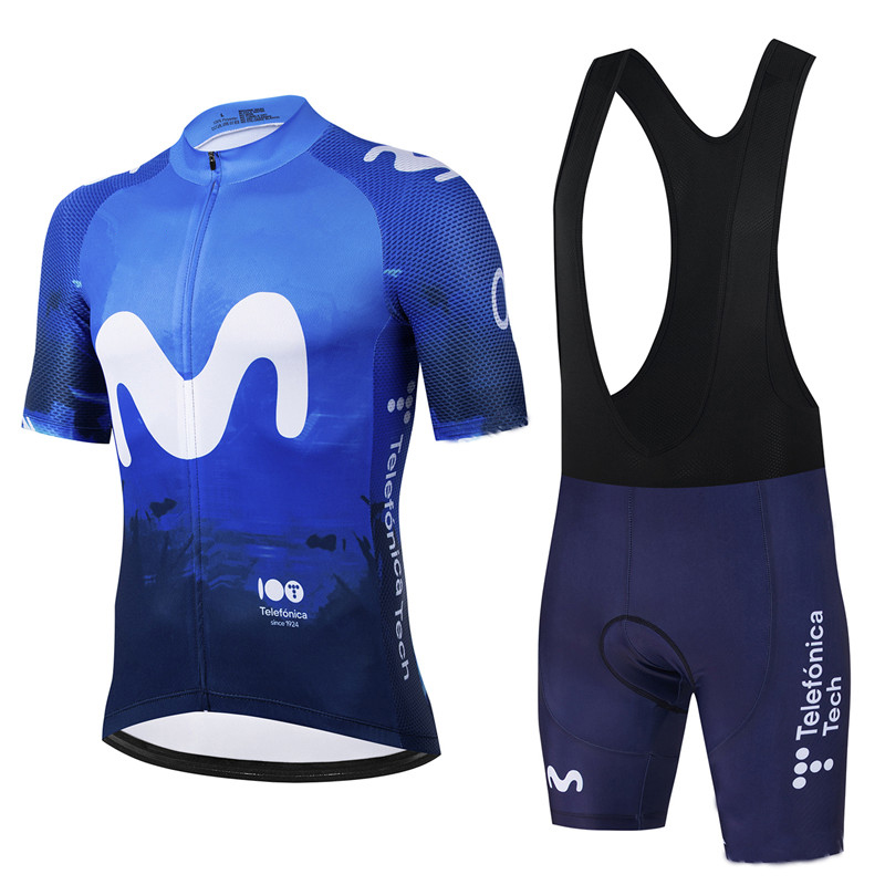 Movistar Pro Team Summer Cycli - Summer Clothing Sale Men ulasan dan harga
