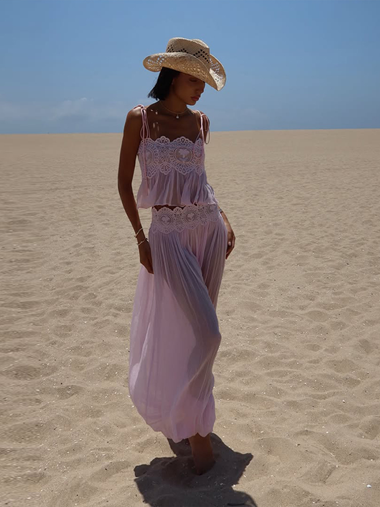 2026 Summer Fashion Square Nec - Summer Clothing Vacation ulasan dan harga