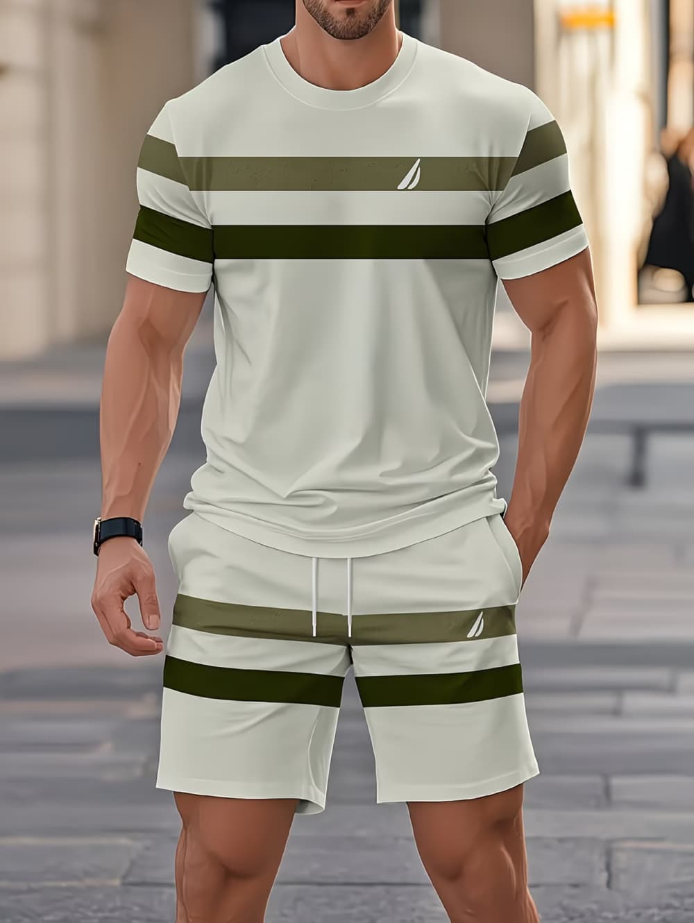 Men's Summer Sets Funny 3D Str - Summer Youth Clothing ulasan dan harga