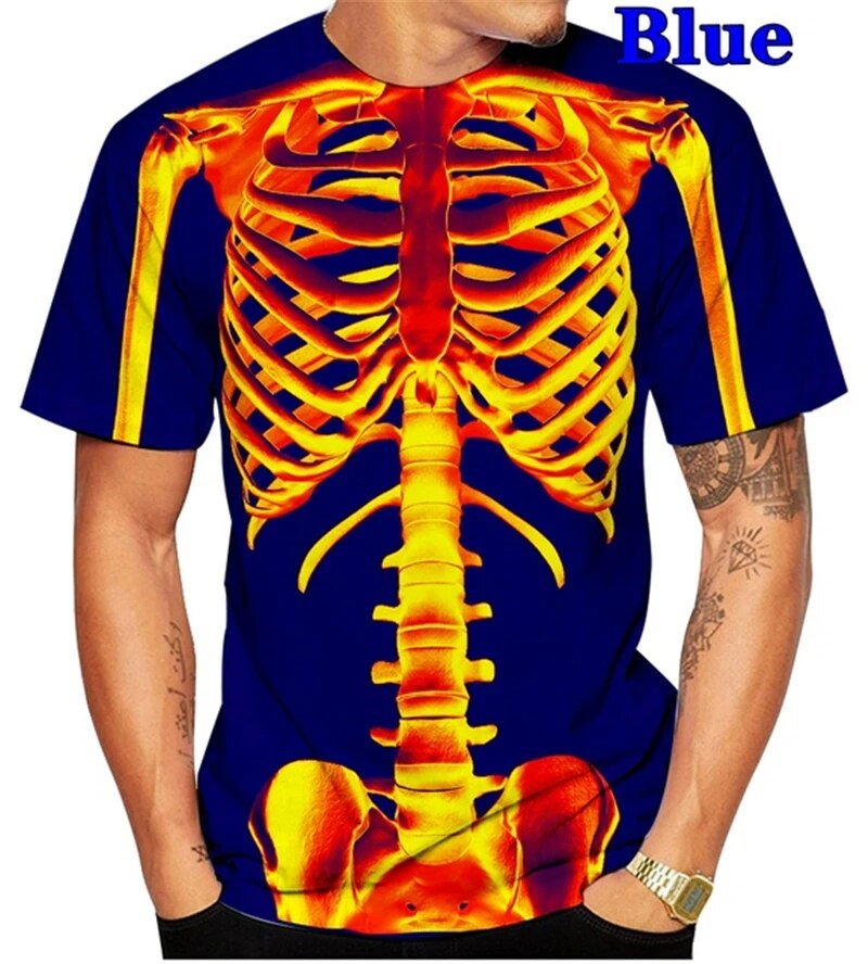 Horror Skull Skeleton Graphic  - Summer Rays Clothing ulasan dan harga