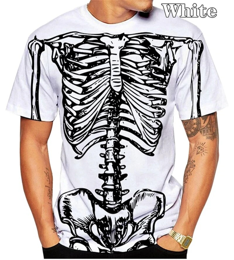 Horror Skull Skeleton Graphic  - Summer Rays Clothing ulasan dan harga