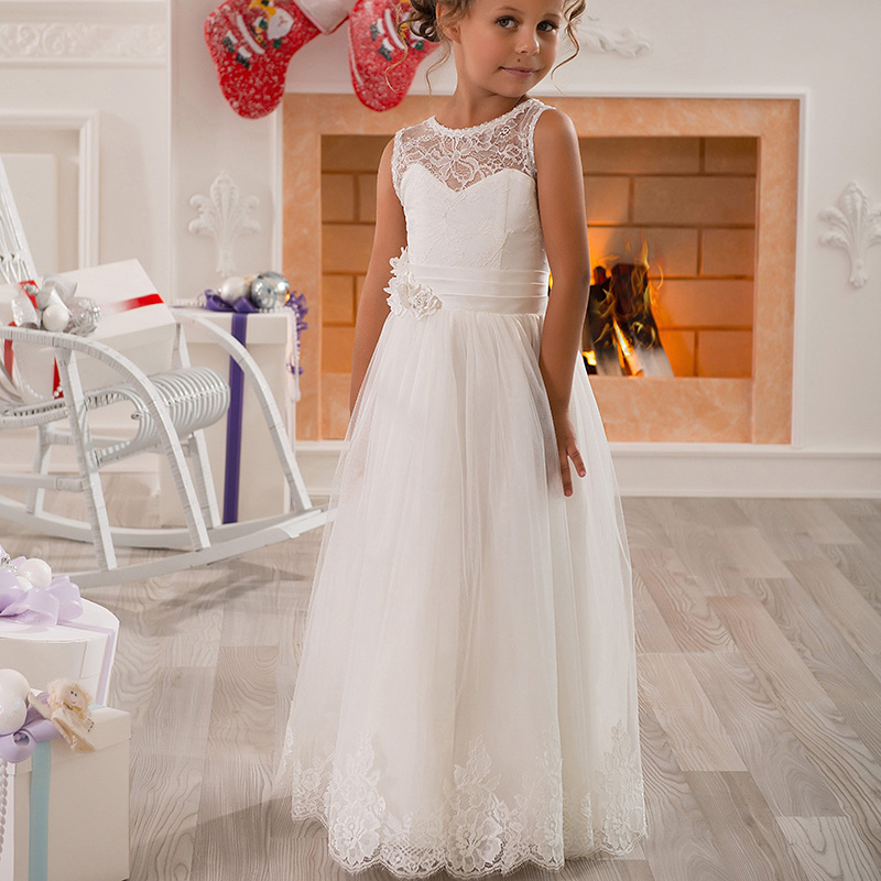 Jewel Sleeveless Lace A Line L - Summer Loving Kids Clothing ulasan dan harga
