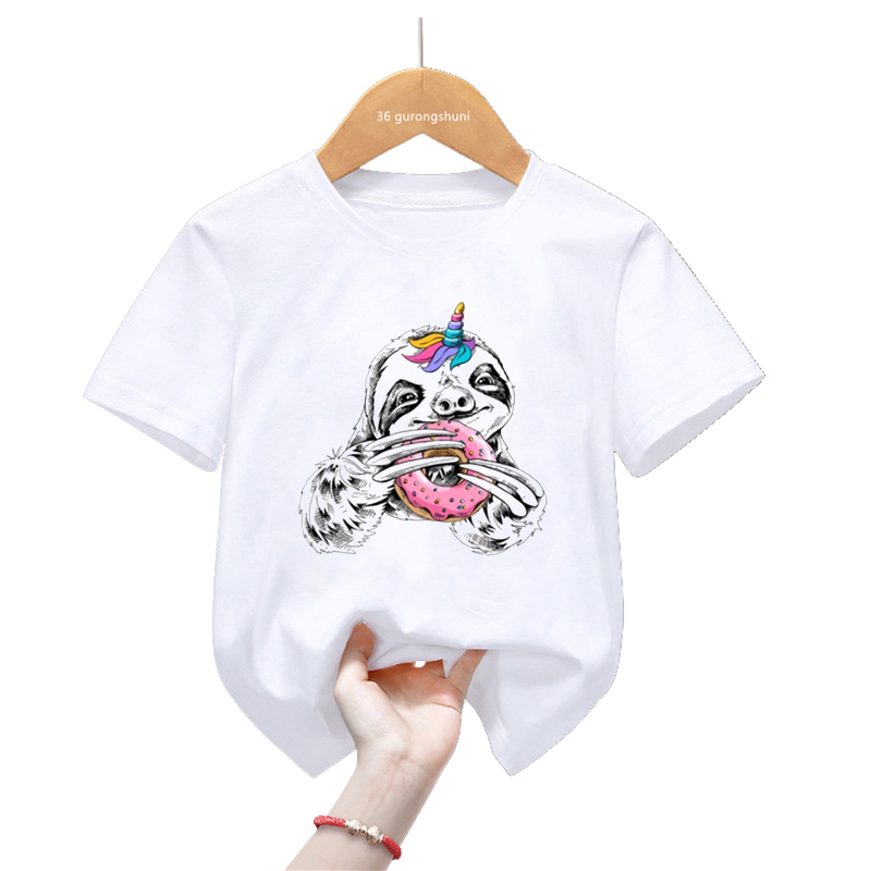 Unicorn Sloth Love Donuts Cart - Summer Loving Kids Clothing ulasan dan harga