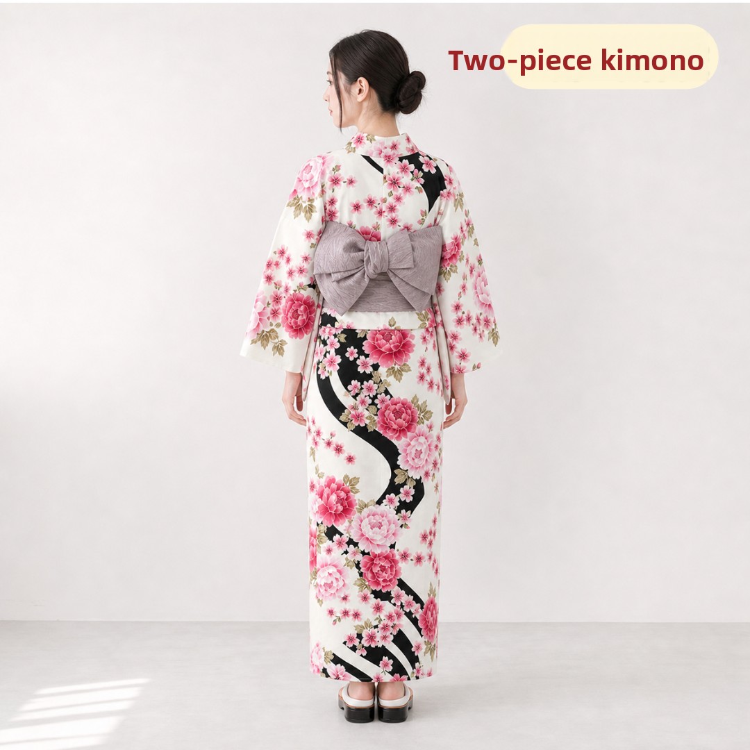 Women's Kimono Style Two-Piece - Quality Summer Clothing ulasan dan harga