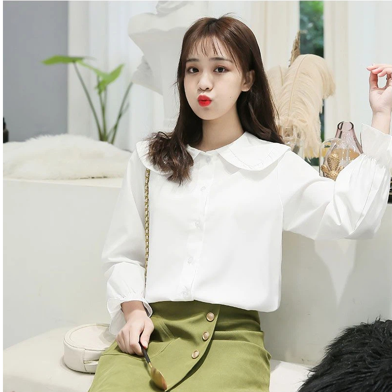 Spring Autumn New Doll Neck Bl - Summer Youth Clothing ulasan dan harga