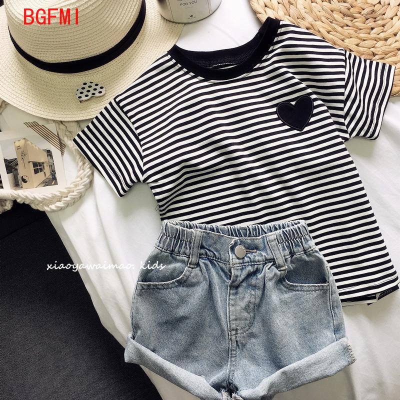Teens Girls Cotton Striped Sho - Summer Loving Kids Clothing ulasan dan harga